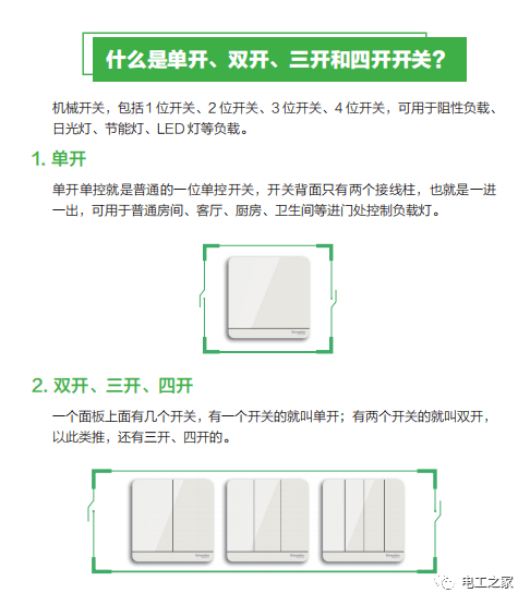 电灯与门、电灯开关连接方式的区别